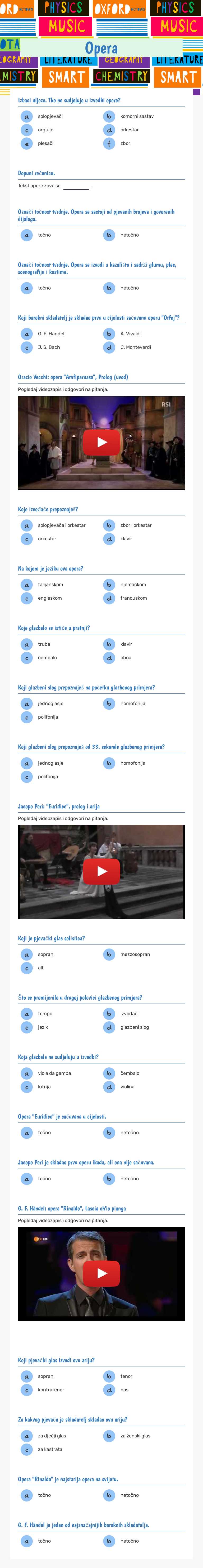 Opera worksheet preview image