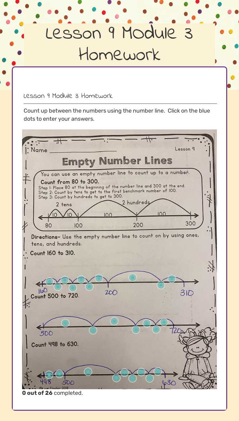Lesson 9 MOdule 3 Homework Grade 2 worksheet preview