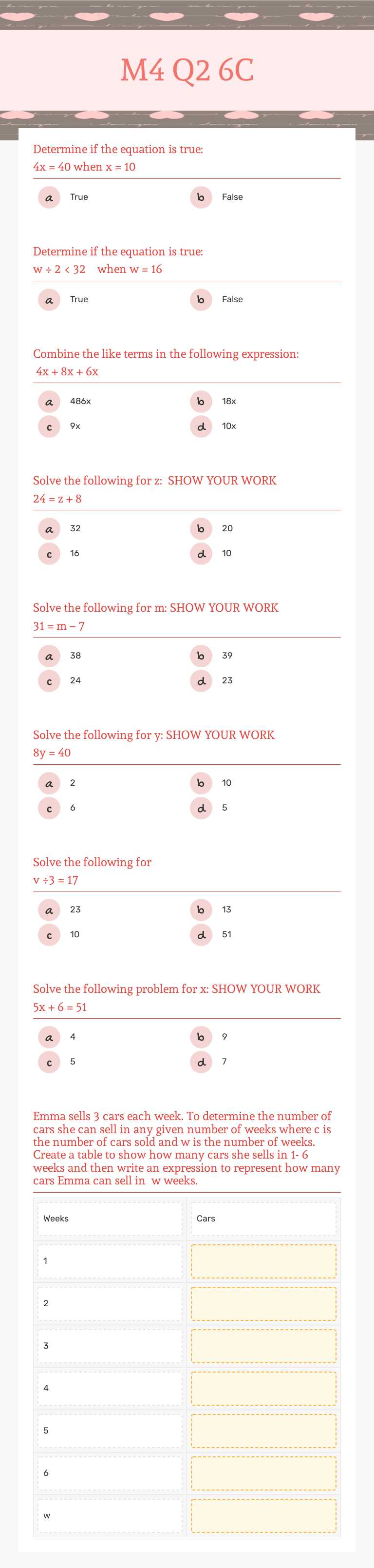M4 Q2 6C Grade 6 worksheet preview