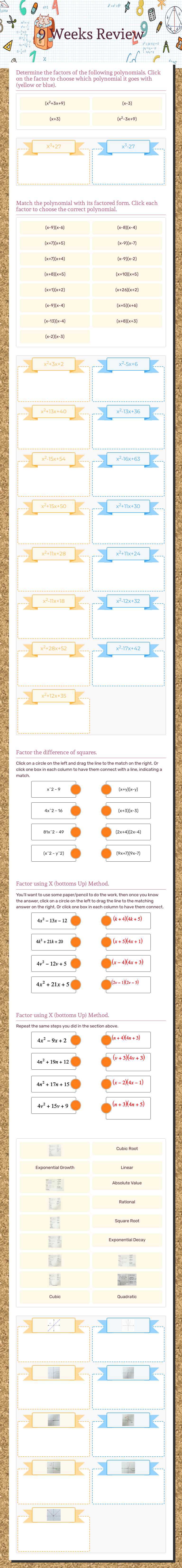 9 Weeks 
Review worksheet preview image