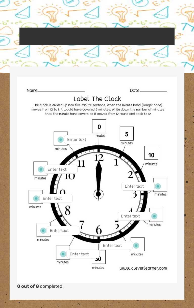 Telling Time Grade 2 worksheet preview