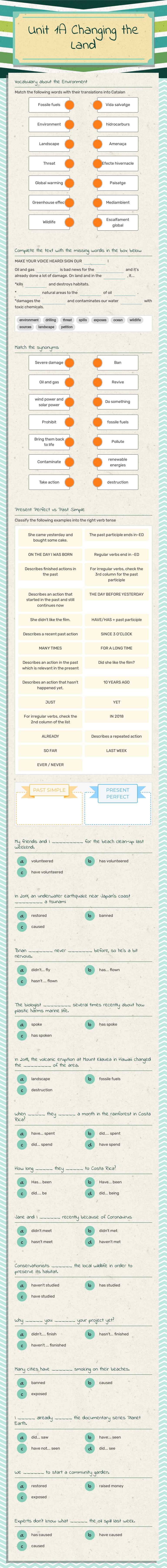 Unit 1A
Changing the Land worksheet preview image