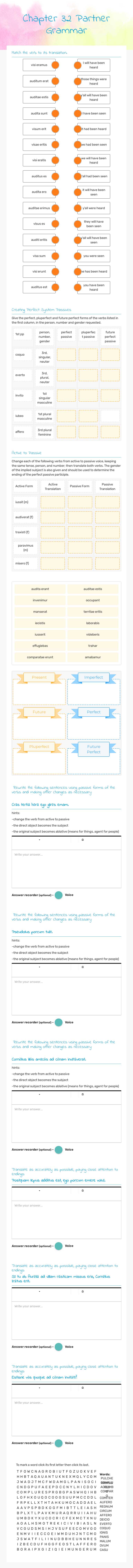 Chapter 32        
Partner Grammar worksheet preview image