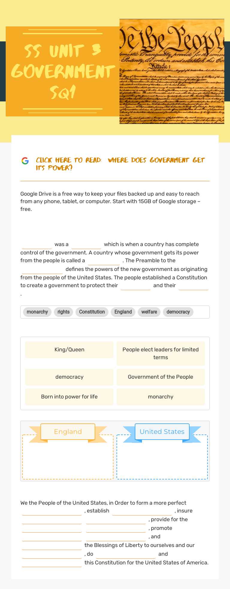 SS Unit 3
Government SQ1 worksheet preview image