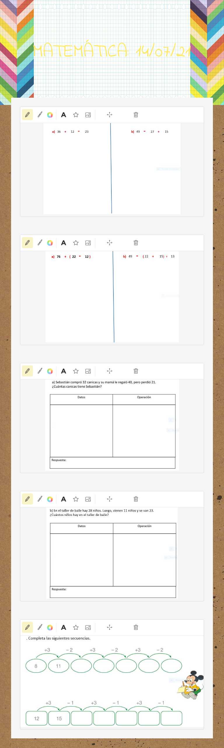 MATEMÁTICA: 14/07/21 worksheet preview image