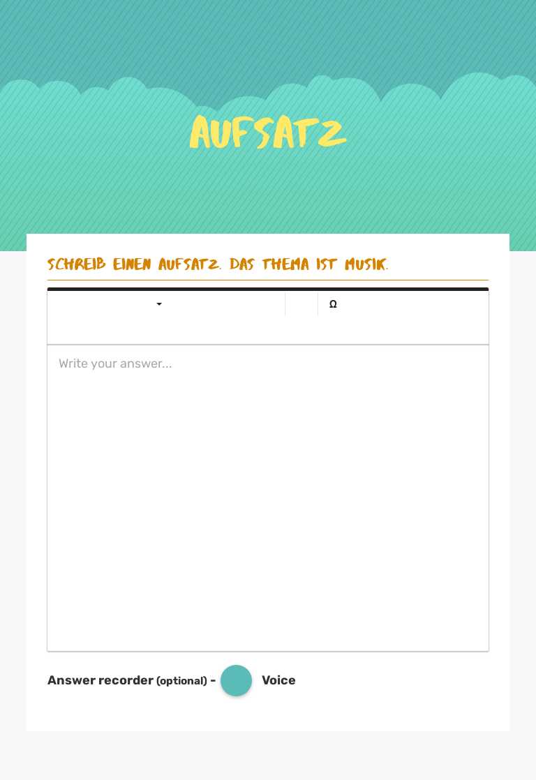 Aufsatz Grade 9 worksheet preview