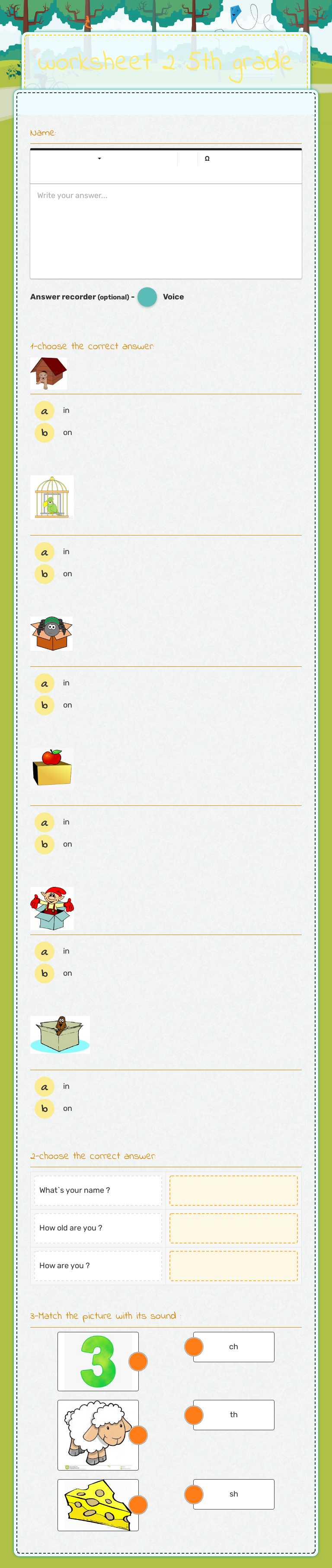 worksheet 2 5th grade Grade 5 worksheet preview