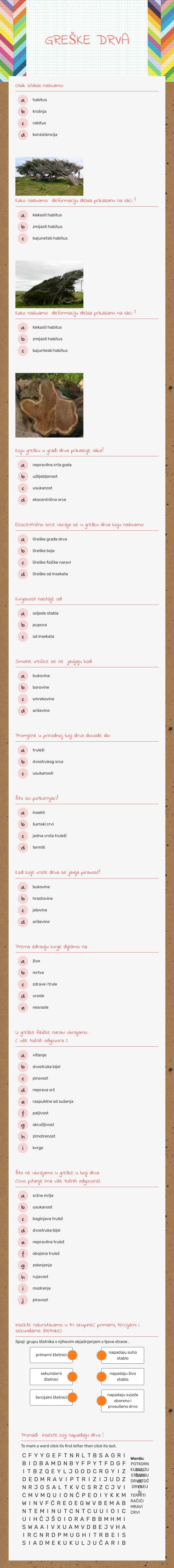 GREŠKE DRVA worksheet preview image