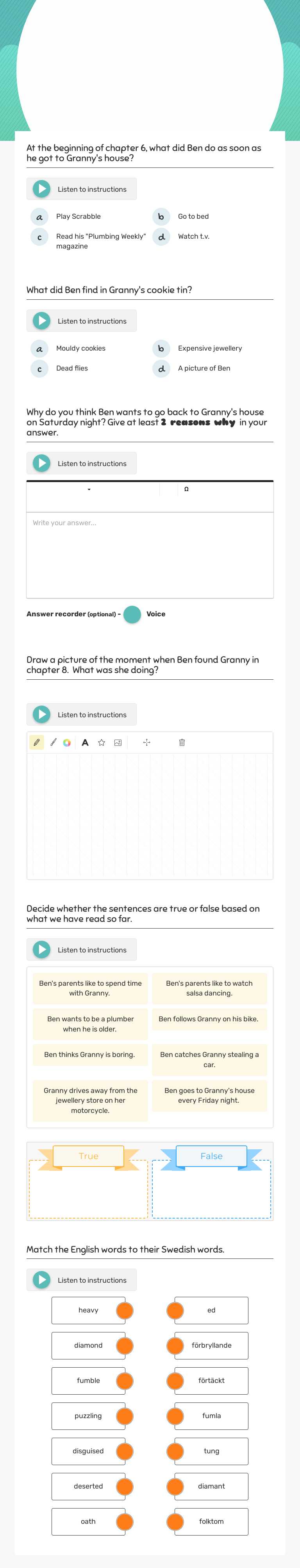 Gangsta 
Granny 
Ch. 6-10 worksheet preview image