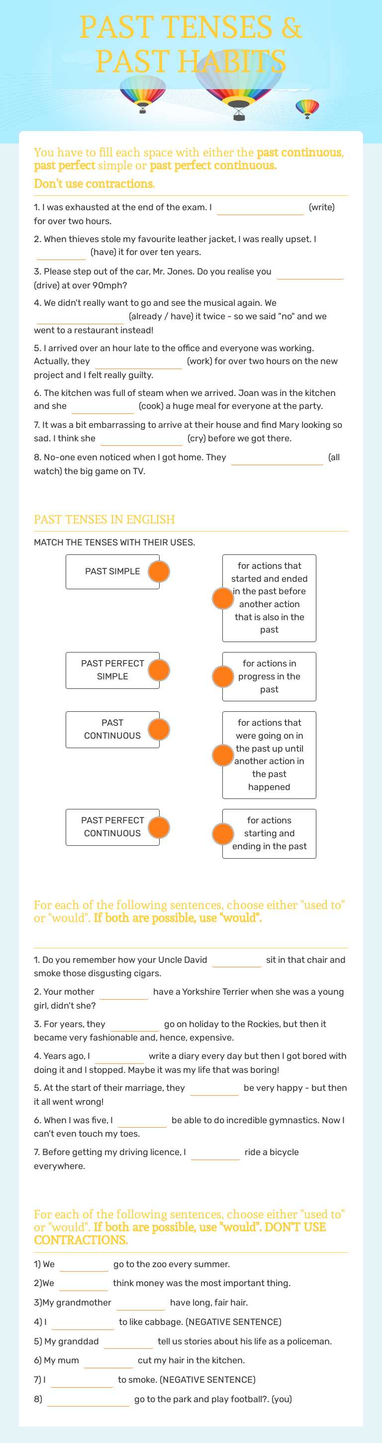 Gold experience UNIT 1 worksheet preview image