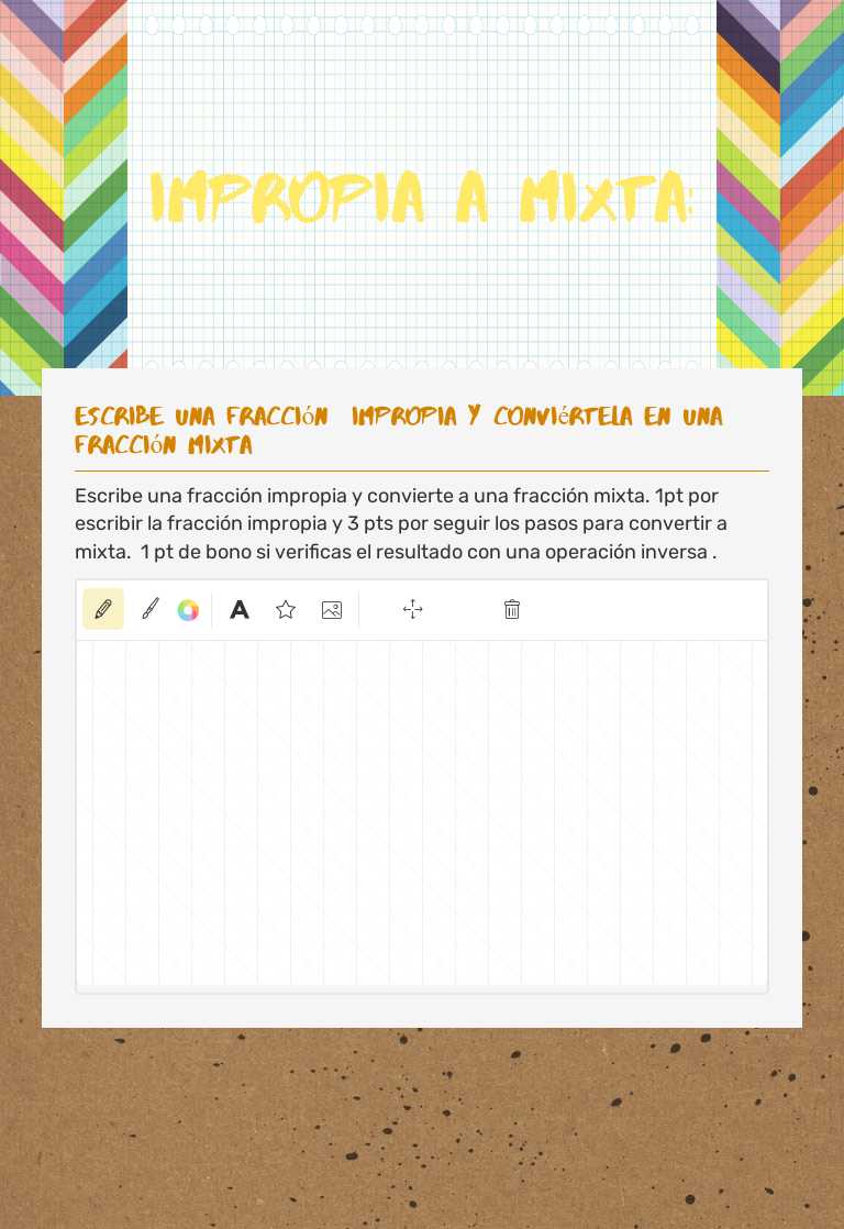 Impropia a MIxta: worksheet preview image