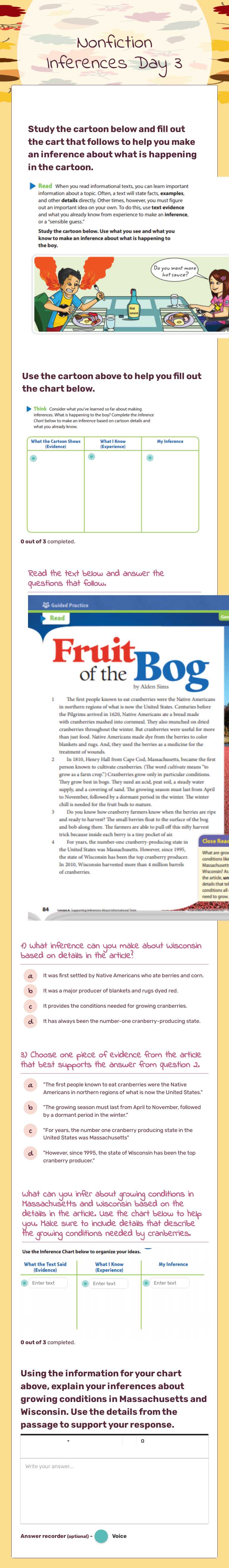 Nonfiction Inferences
Day 3 worksheet preview image