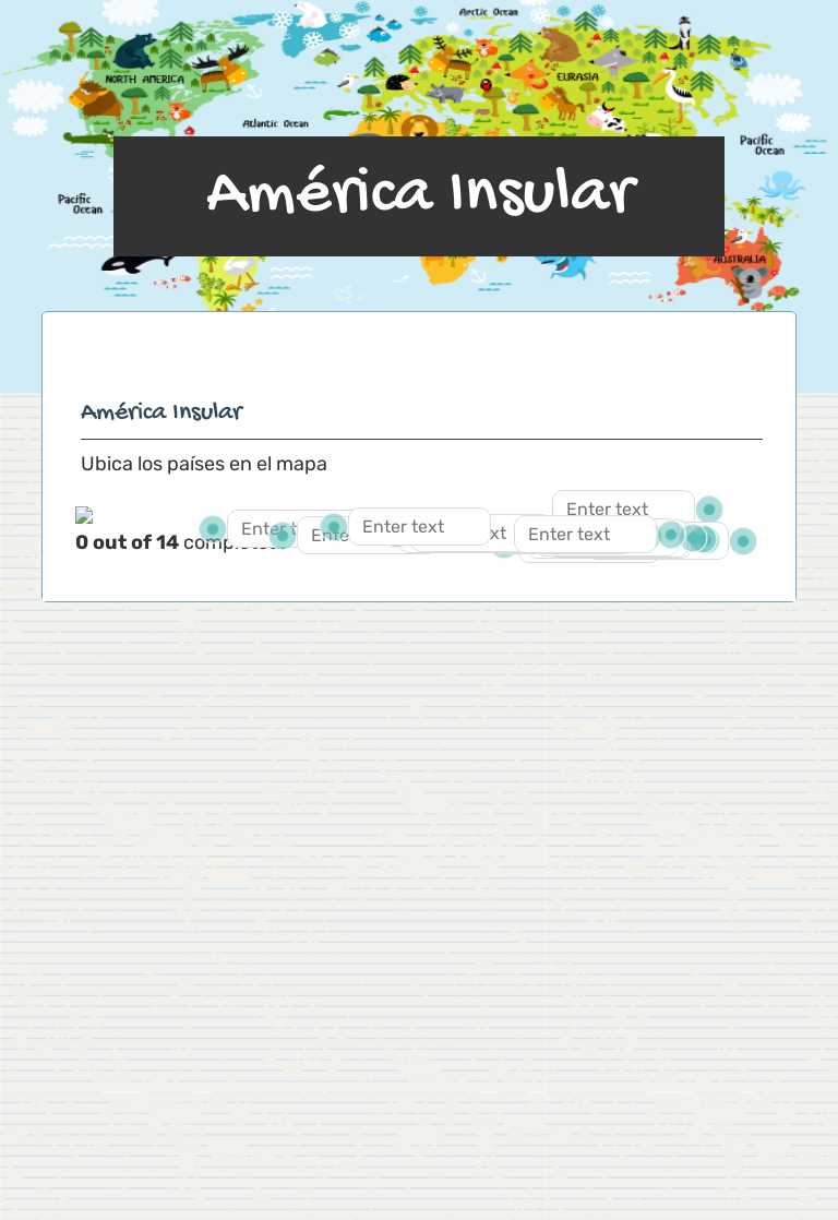 América Insular worksheet preview image