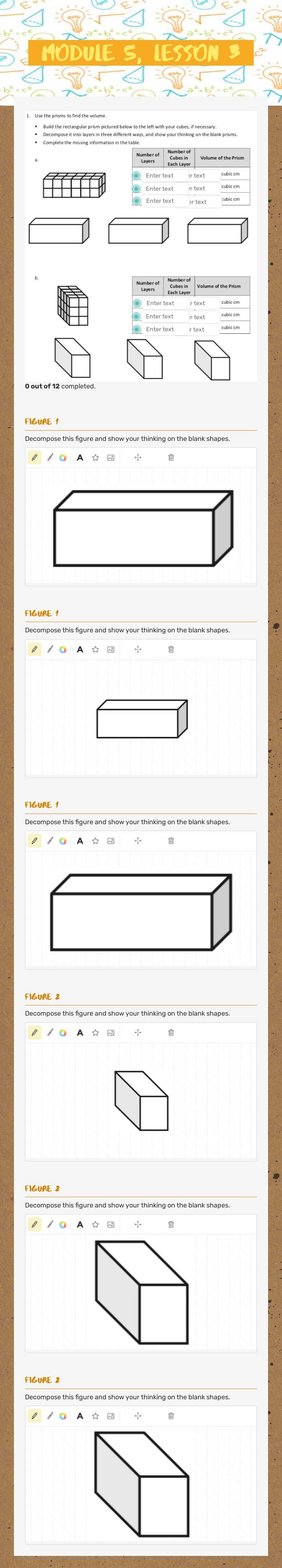 Module 5, lesson 3 worksheet preview image