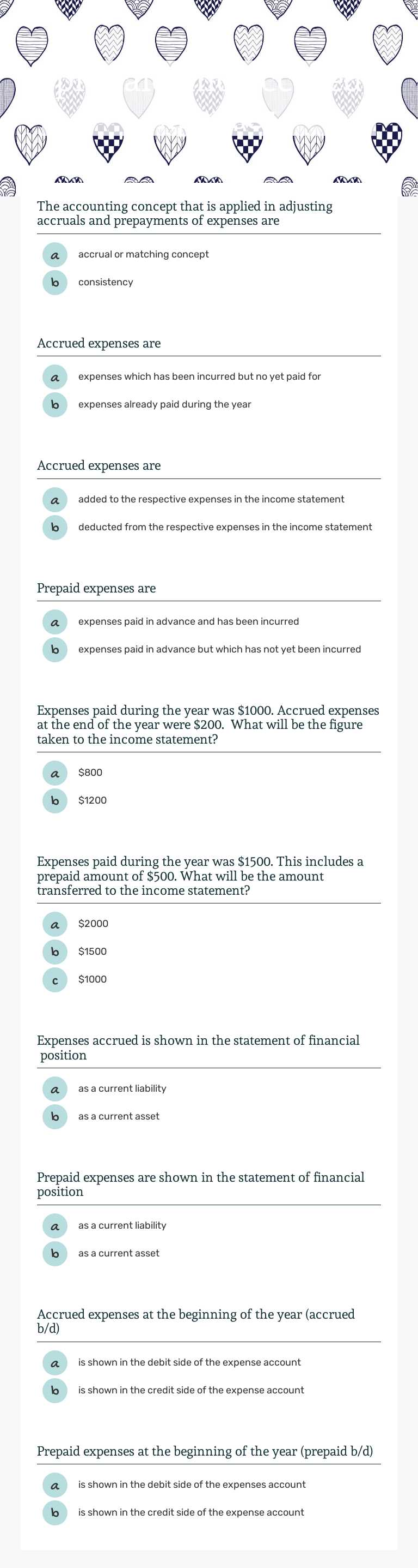 prepaid and accrued expenses worksheet preview image