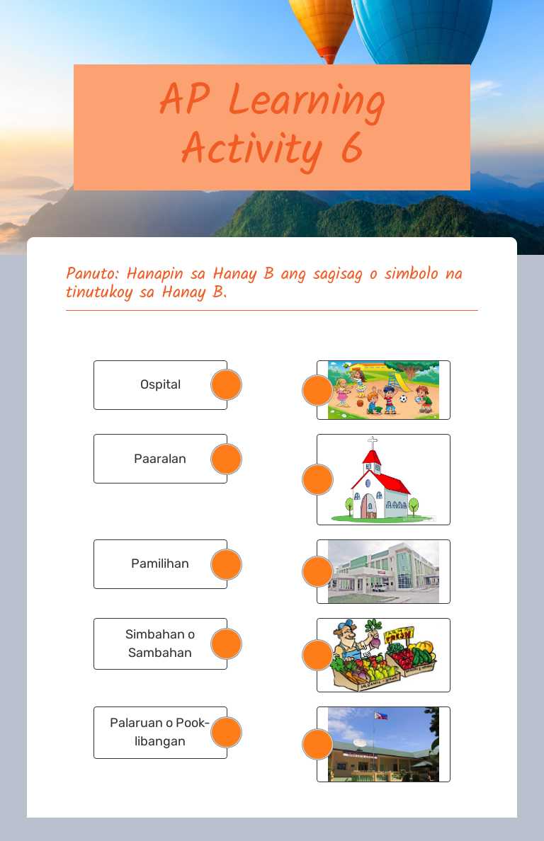 AP Learning Activity 6 worksheet preview image