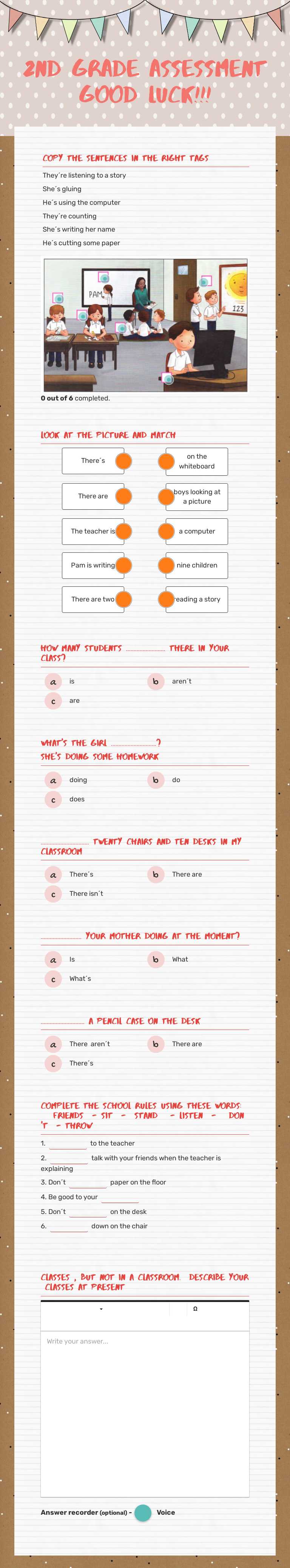 2nd grade assessment
good luck!!! Grade 3 worksheet preview