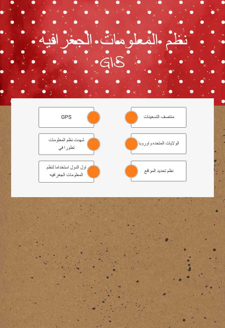 نظم المعلومات الجغرافيه GIS worksheet preview