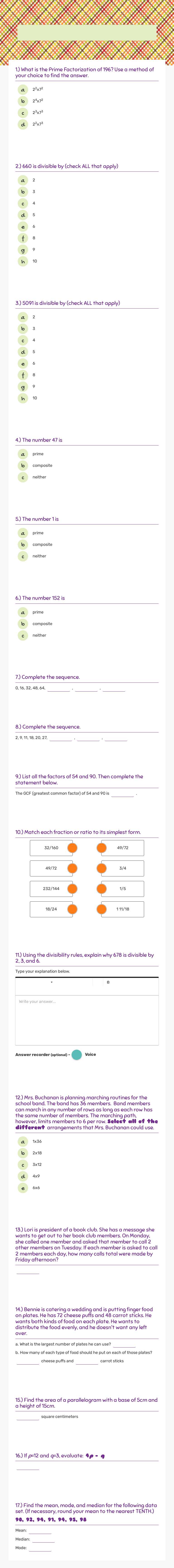 Lesson 7 Worksheet worksheet preview image