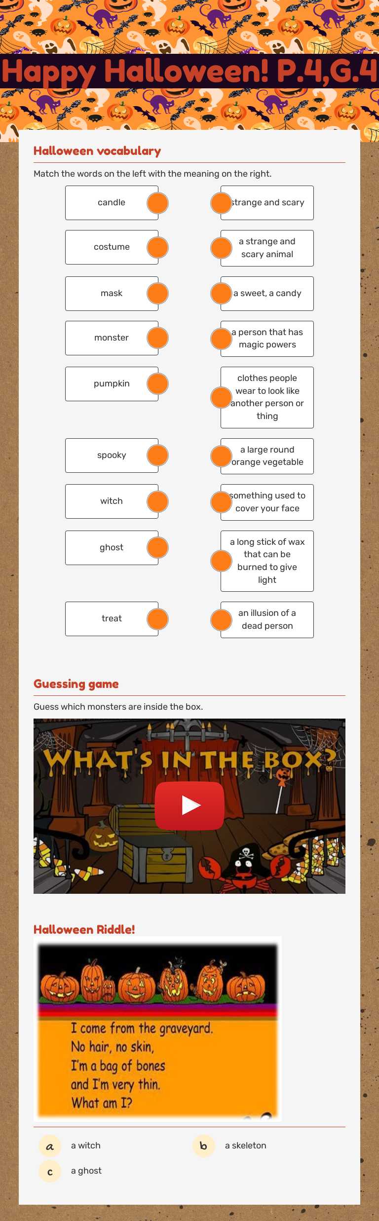 Happy
Halloween!
P.4,G.4 worksheet preview image