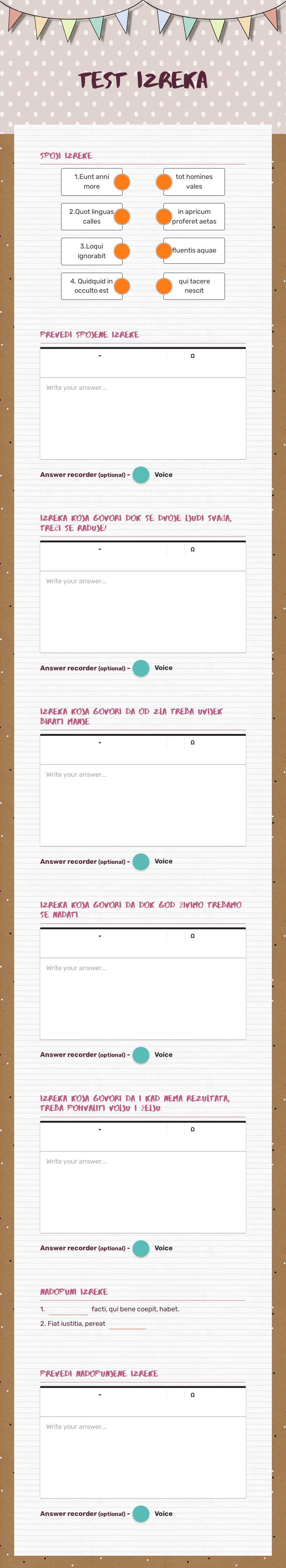 TEST IZREKA Grade 2 worksheet preview