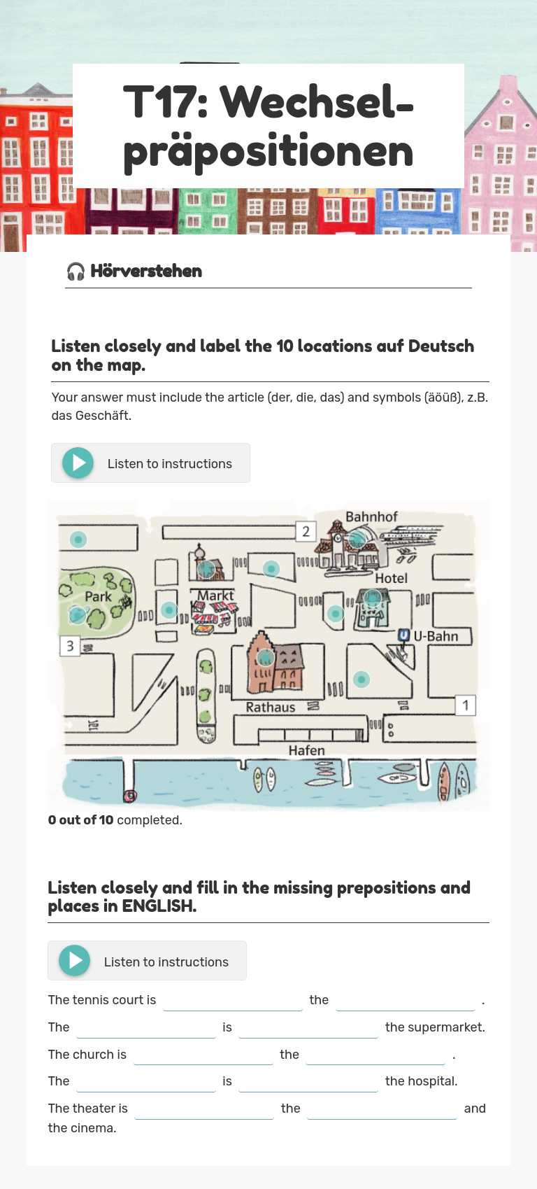 T17: Wechsel-präpositionen worksheet preview image
