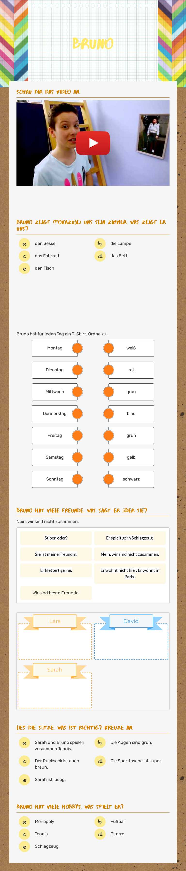 Bruno worksheet preview image