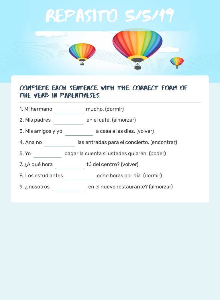 Repasito 5/5/19 worksheet preview image