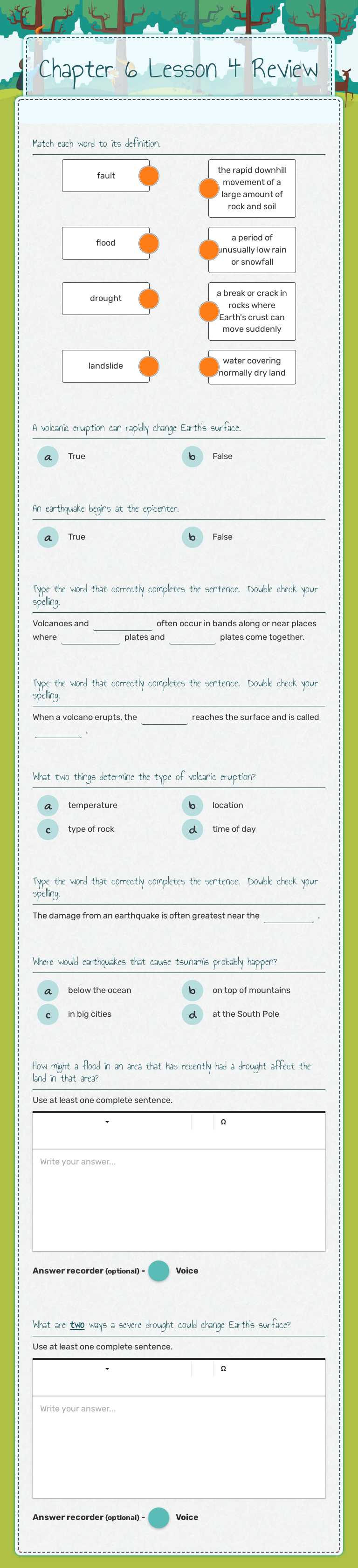 Chapter 6
Lesson 4 Review worksheet preview image