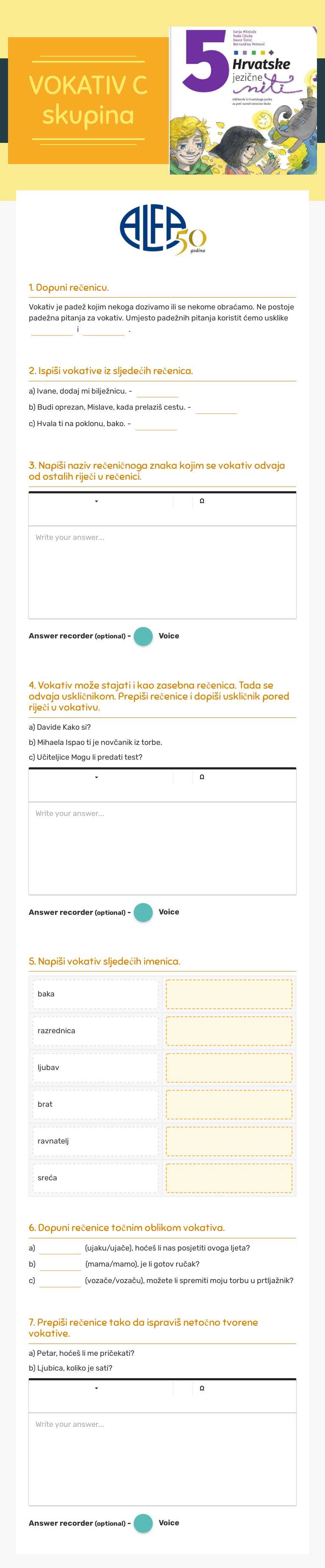 VOKATIV
C skupina worksheet preview image