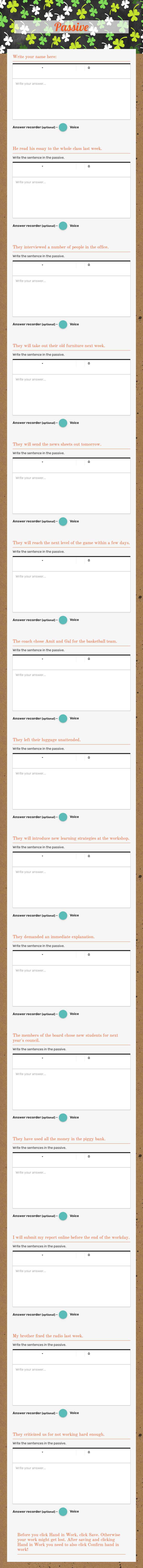 Passive worksheet preview image