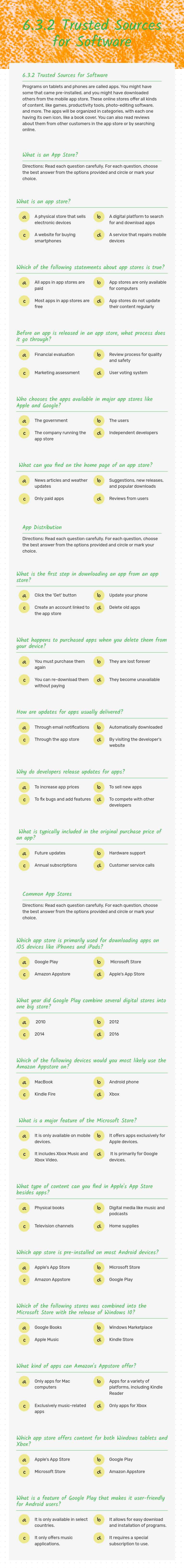 6.3.2 Trusted Sources for Software worksheet preview image