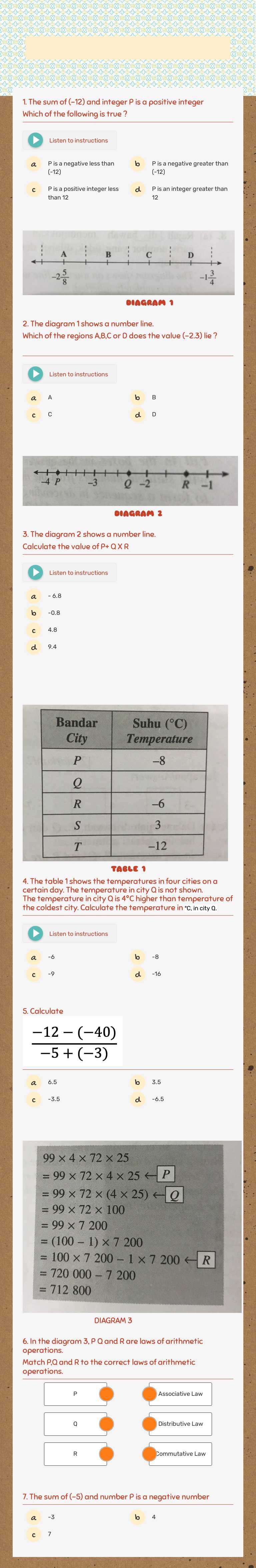 RATIONAL NUMBERS
Mathematics Form 3
Chapter 1 worksheet preview image