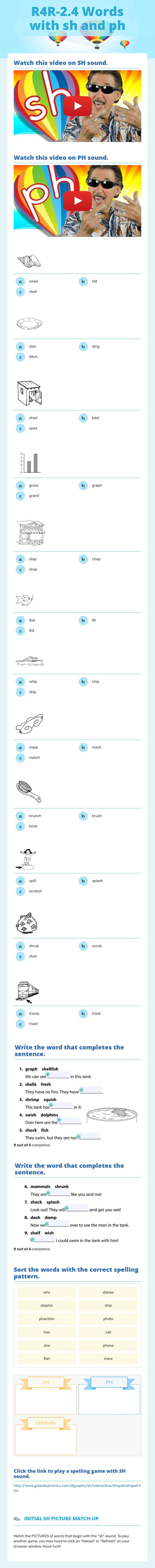 R4R-2.4
Words with sh and ph worksheet preview image