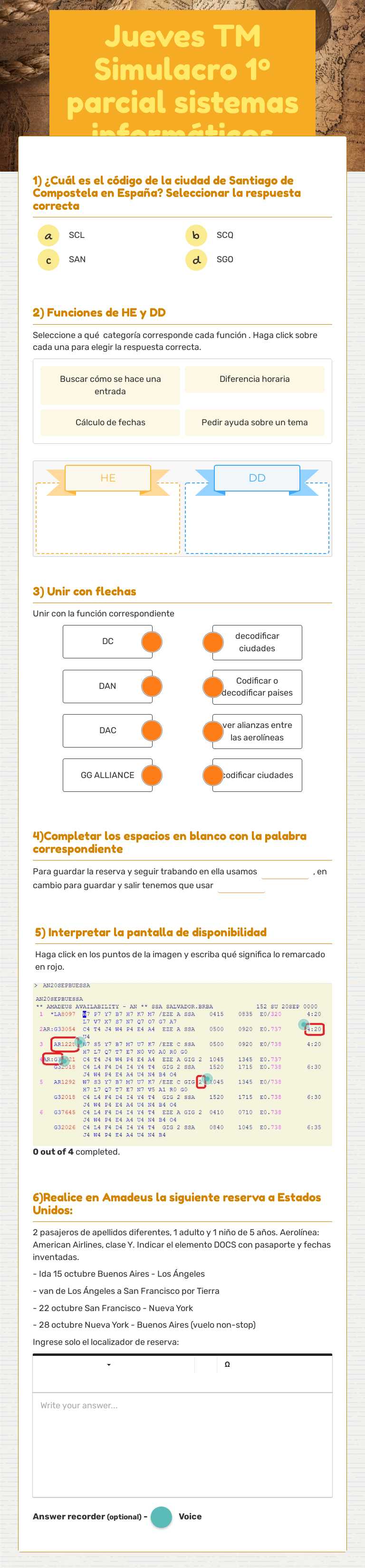 Jueves TM Simulacro 1º parcial sistemas informáticos Other worksheet preview