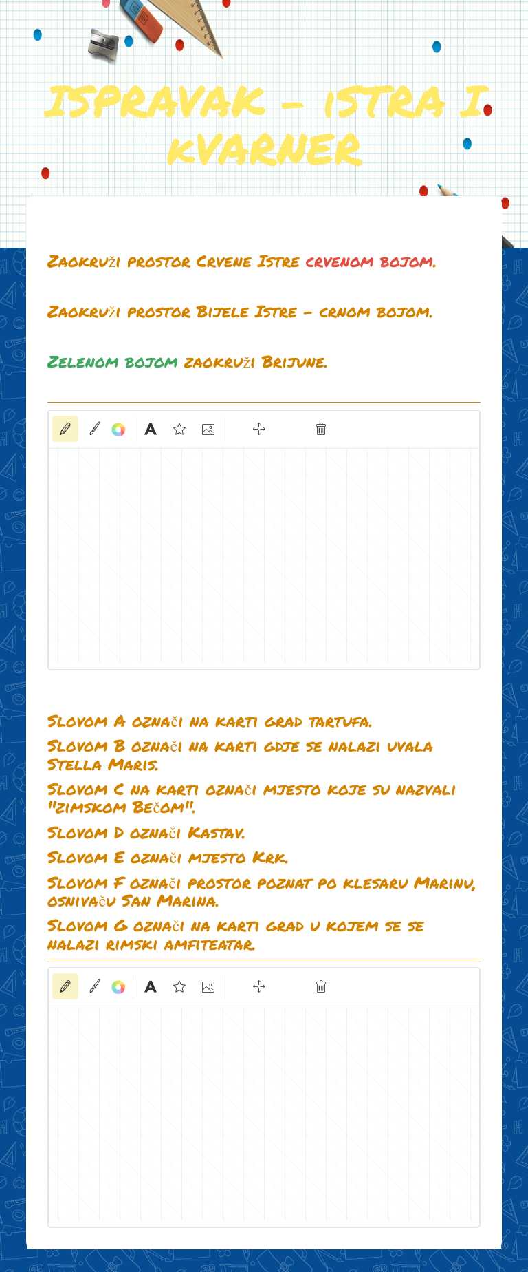 ISPRAVAK - iSTRA I kVARNER worksheet preview image