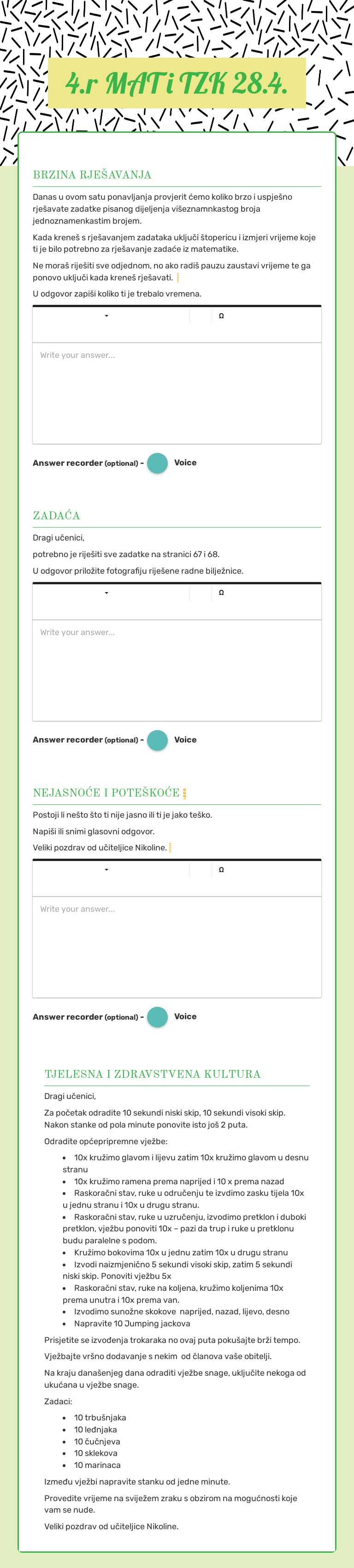 4.r MAT  i TZK 28.4. worksheet preview image