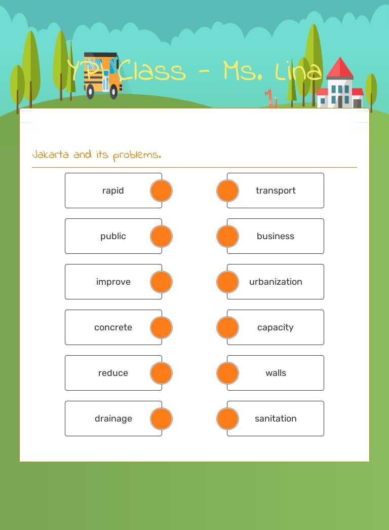 YPI Class - Ms. Lina worksheet preview image