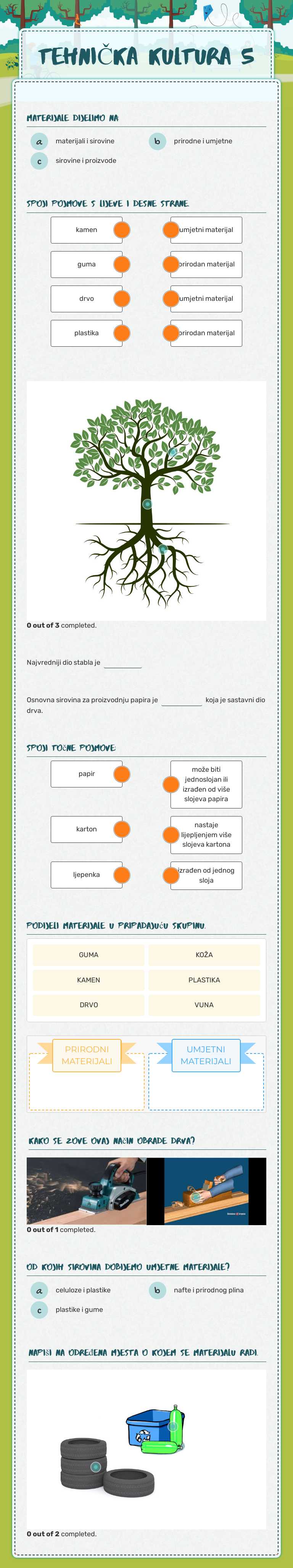 TEHNIČKA KULTURA 5 worksheet preview image