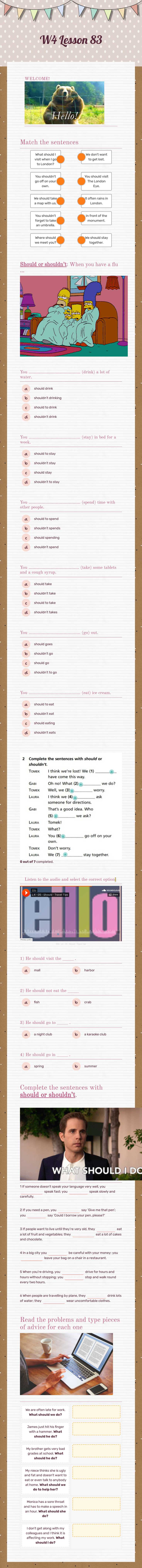 W4 Lesson 83 worksheet preview image