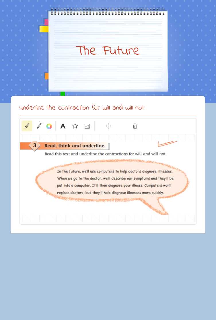 The Future worksheet preview image