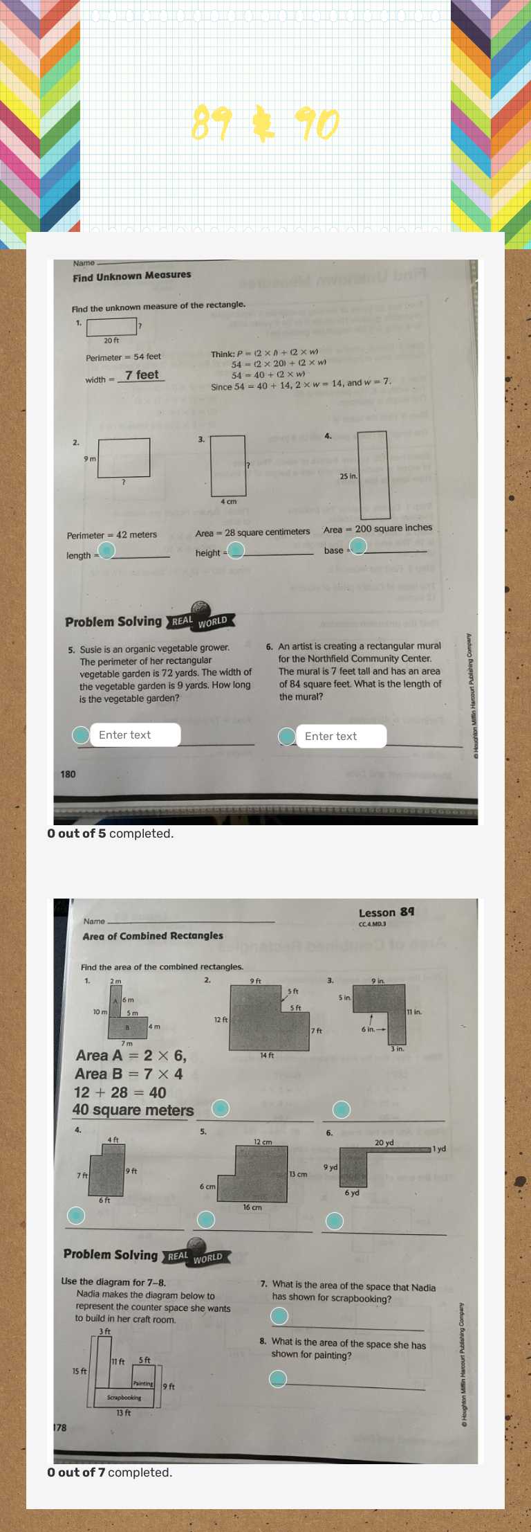 89 & 90 worksheet preview image