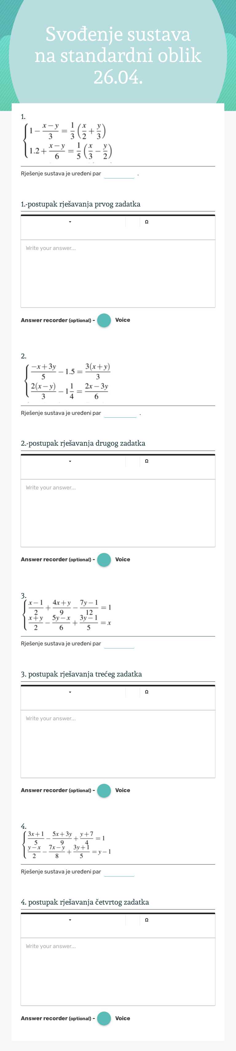 Svođenje sustava na standardni oblik
26.04. worksheet preview image