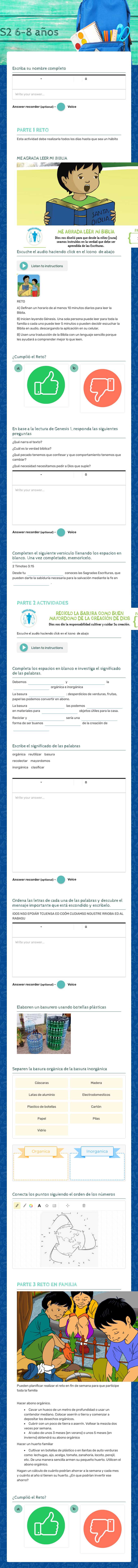 S2 6-8 años worksheet preview image