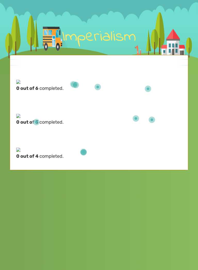 Imperialism worksheet preview image