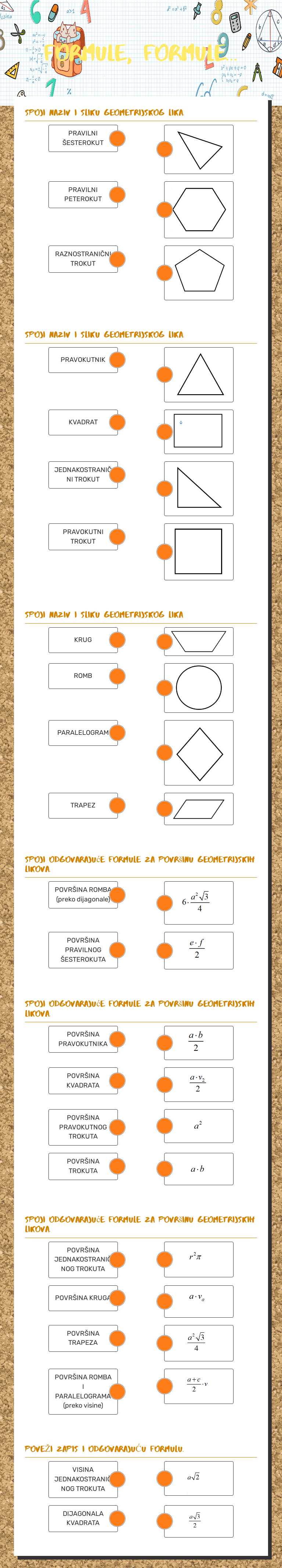 FORMULE, FORMULE... worksheet preview image