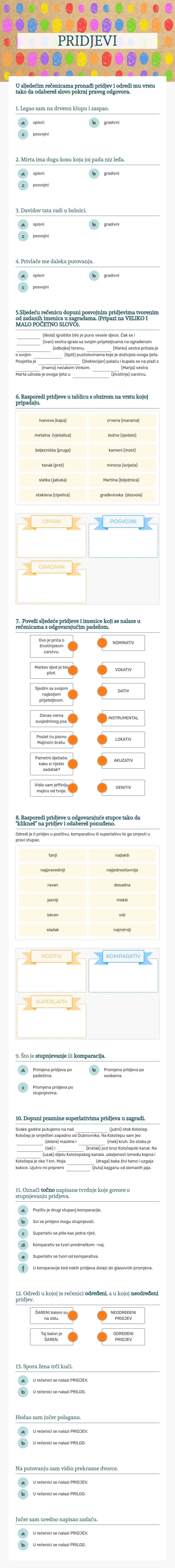 PRIDJEVI worksheet preview image