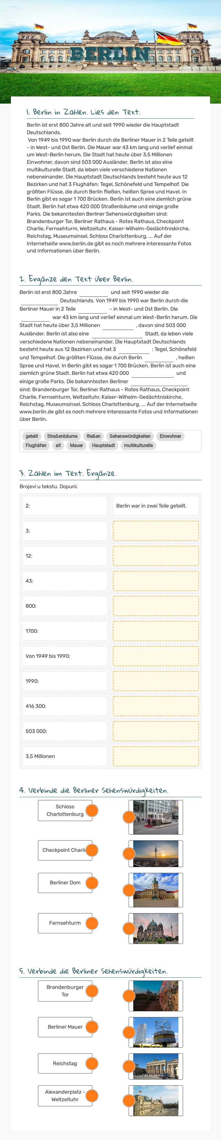 Berlin worksheet preview image
