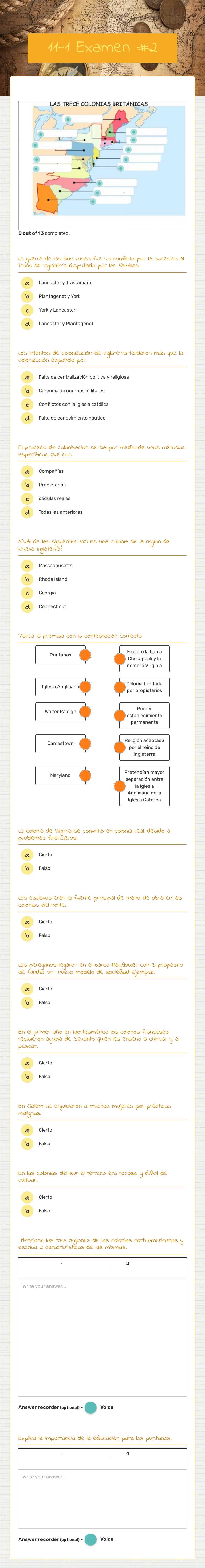 11-1 
Examen #2 worksheet preview image