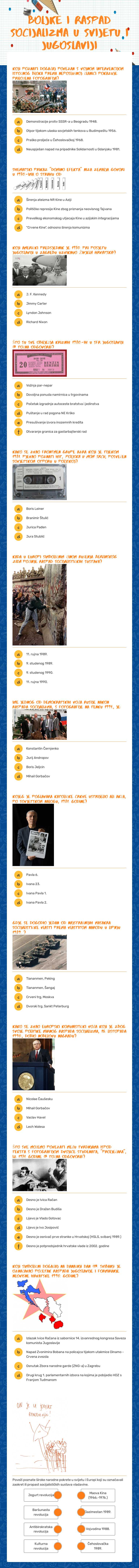 Boljke i raspad socijalizma u svijetu i jugoslaviji worksheet preview image